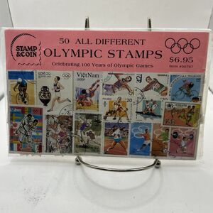 50 All Different Countries Olympic Stamps Celebrating 100 Years Of Olympics
